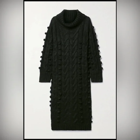 NWT FARM RIO cable-knit off shoulder sweater dress - Picture 5 of 15